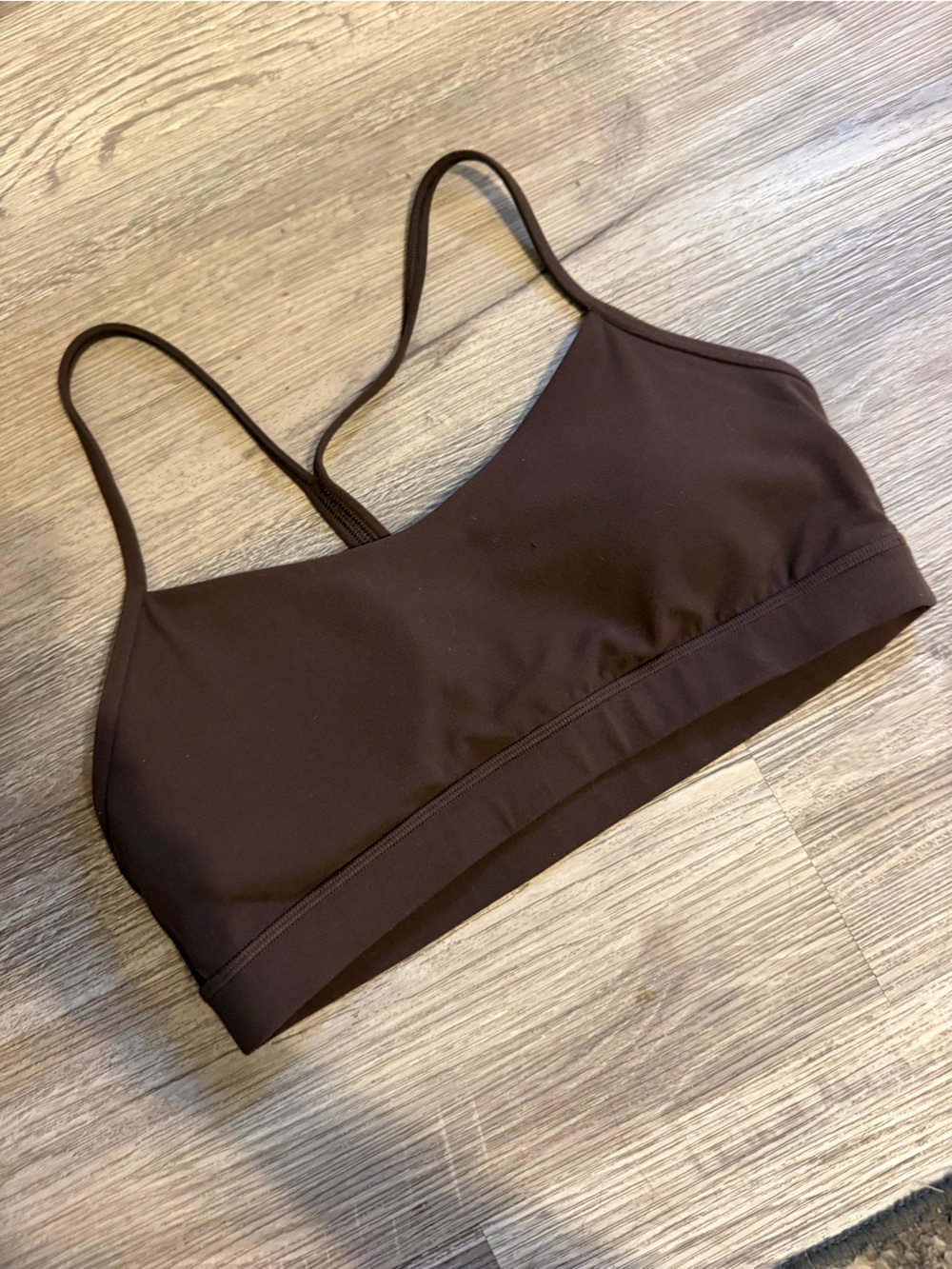 lululemon athletica Brown Strappy Light-Support Sports Bra